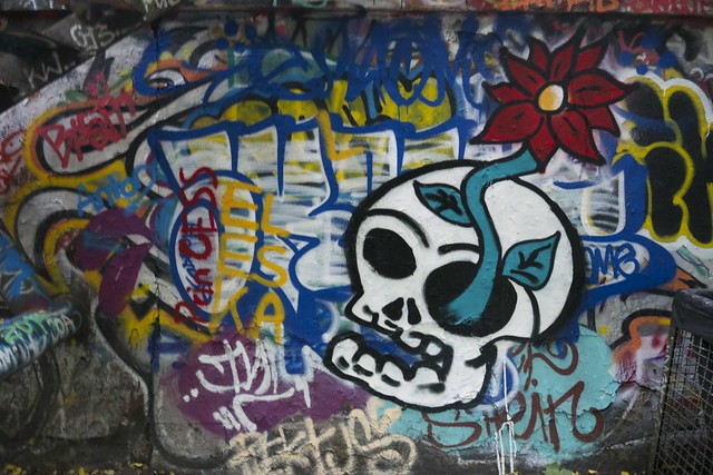 Flower and Skull