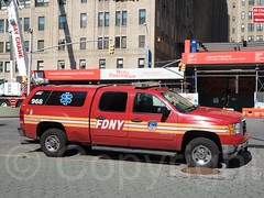 FDNY EMS Vehicle, New York-Presbyterian Columbia University Medical Center, Washington Heights, New York City
