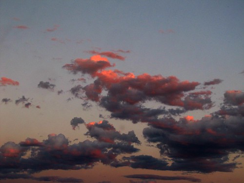 sunset summer sky clouds colorado alpenglow montrosecolorado