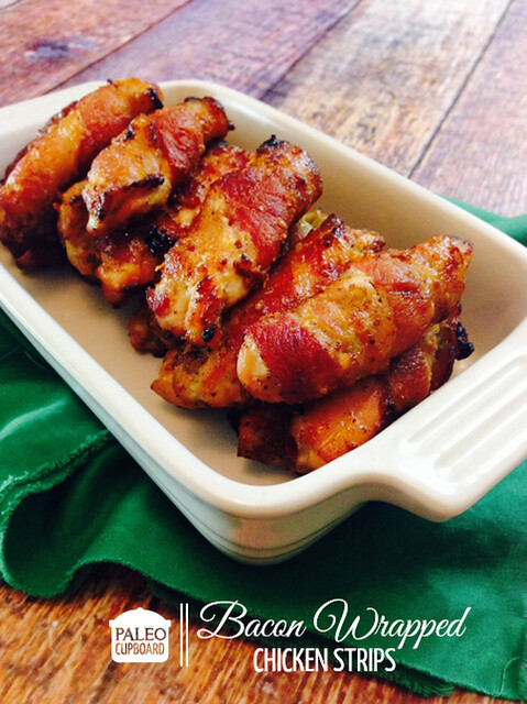 Bacon Wrapped Chicken Strips