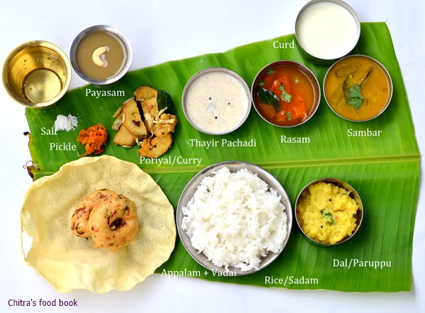 South Indian Lunch Menu
