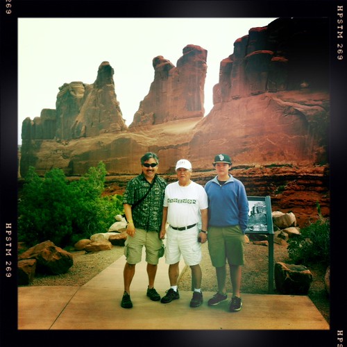 Three generations at Arches