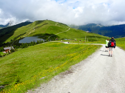 lake walking austria kitzbuhel hiking alpine views cablecar gondola panoramabahn panoramaalm breitmoos