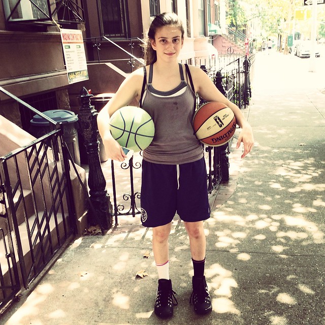 Basketball girl (color)