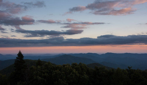 brasstown bald north georgia mountains young harris highest point ga nikon d810 clouds sky sunset forest