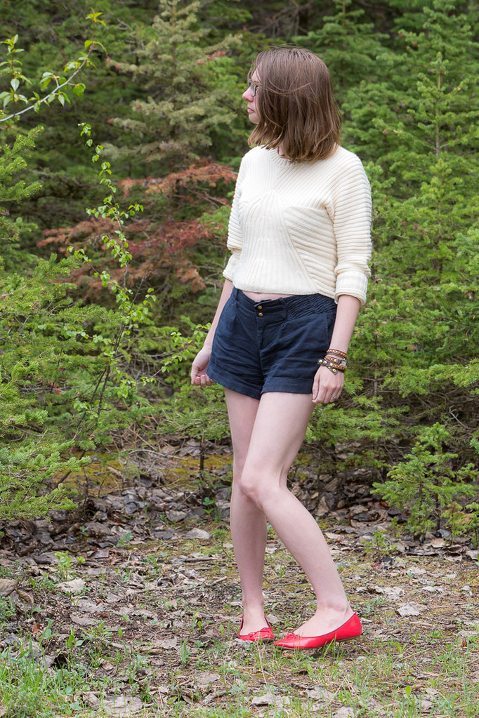 Crop, sweater, high waisted, shorts, never fully dressed, withotuastyle, montana, 