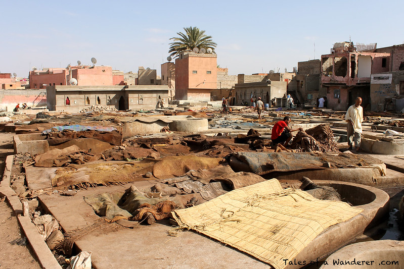 مراكش‎ MARRAKECH - مدبغة Tannerie