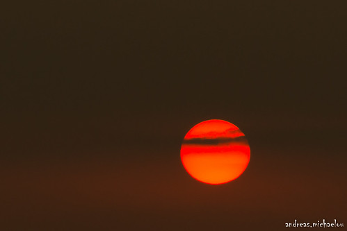 sunset sun cyprus nicosia