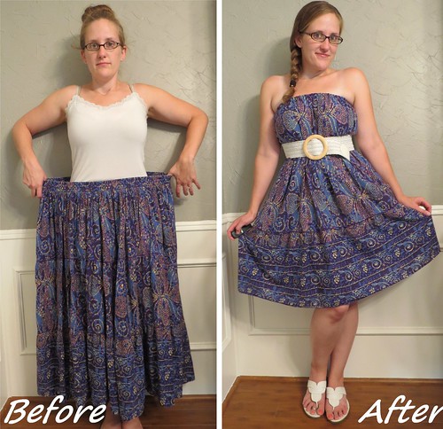 Batik Dress - Before & After