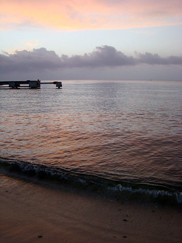 Sunset at the Canoe Bar beach - Aug. 18th