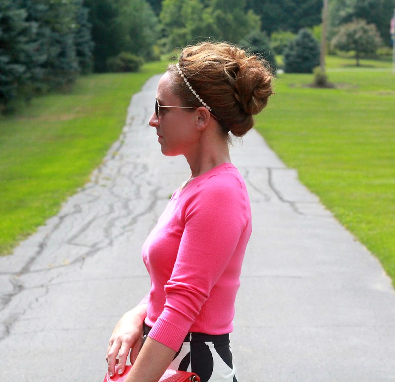 how to wear the boden nancy skirt via Kristina J blog