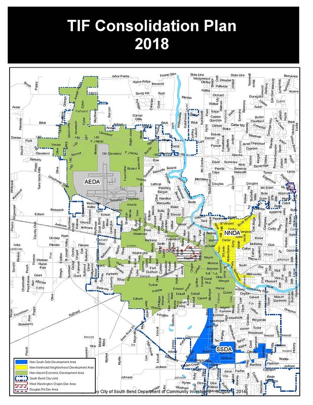 South Bend TIF Consolidation Plan