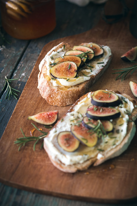 Fig, Rosemary, & Goat Cheese Tartines | Will Cook For Friends
