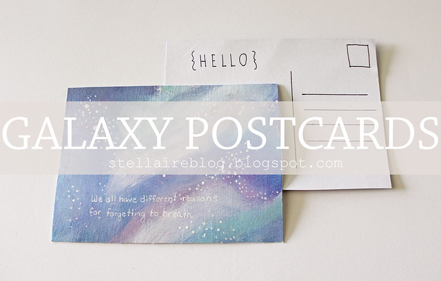 galaxy postcards