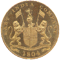 British East India company bronze coin 1804