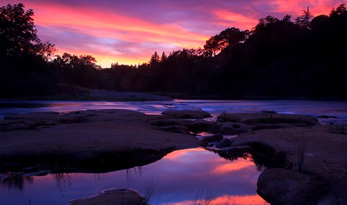 california sunset river landscape sacramento americanriver americanriverparkway