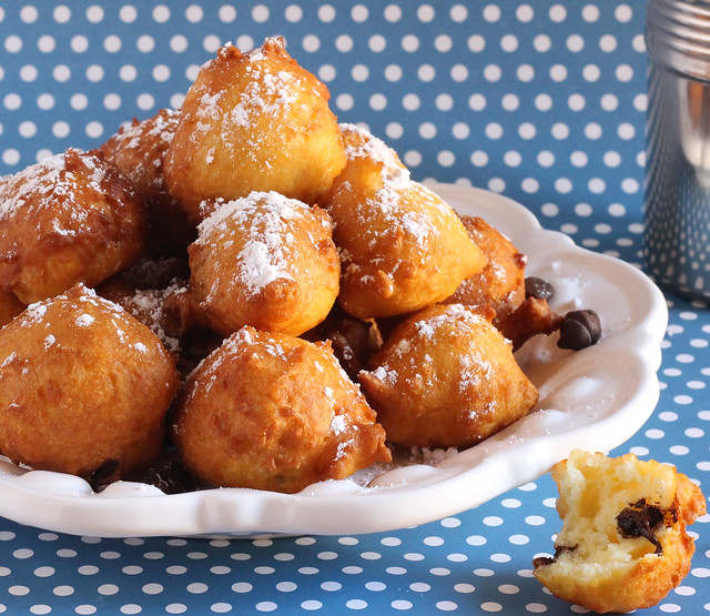 Ricotta Fritters with Chocolate