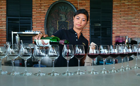 Hua Hin Hills Vineyard Wine Tasting Experience, Thailand