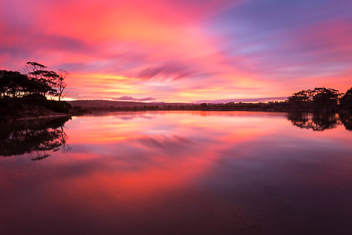 longexposure sunset sky reflection swansea sunrise canon reflections river landscape nd tasmania nationalgeographic tasmanian ndfilter neutraldensityfilter ef1740mmf4lusm lightroom4 canon5dmark3