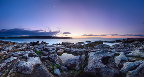 ocean water clouds sunrise twilight rocks australia newsouthwales malabar nd09 rgnd09