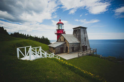 lighthouse canada landscape quebec québec gaspésie gaspé
