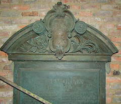 in the crypt: T& JS war memorial