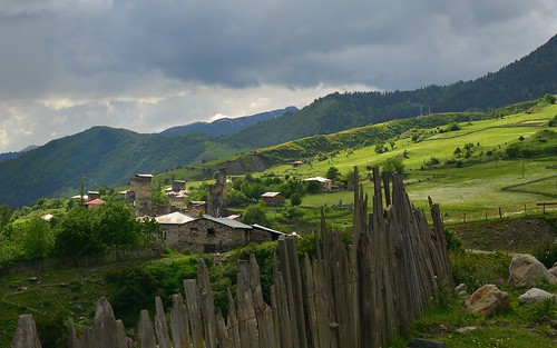 desktop georgia landscape wooden fences featured rickety lowersvaneti mulakhivalley
