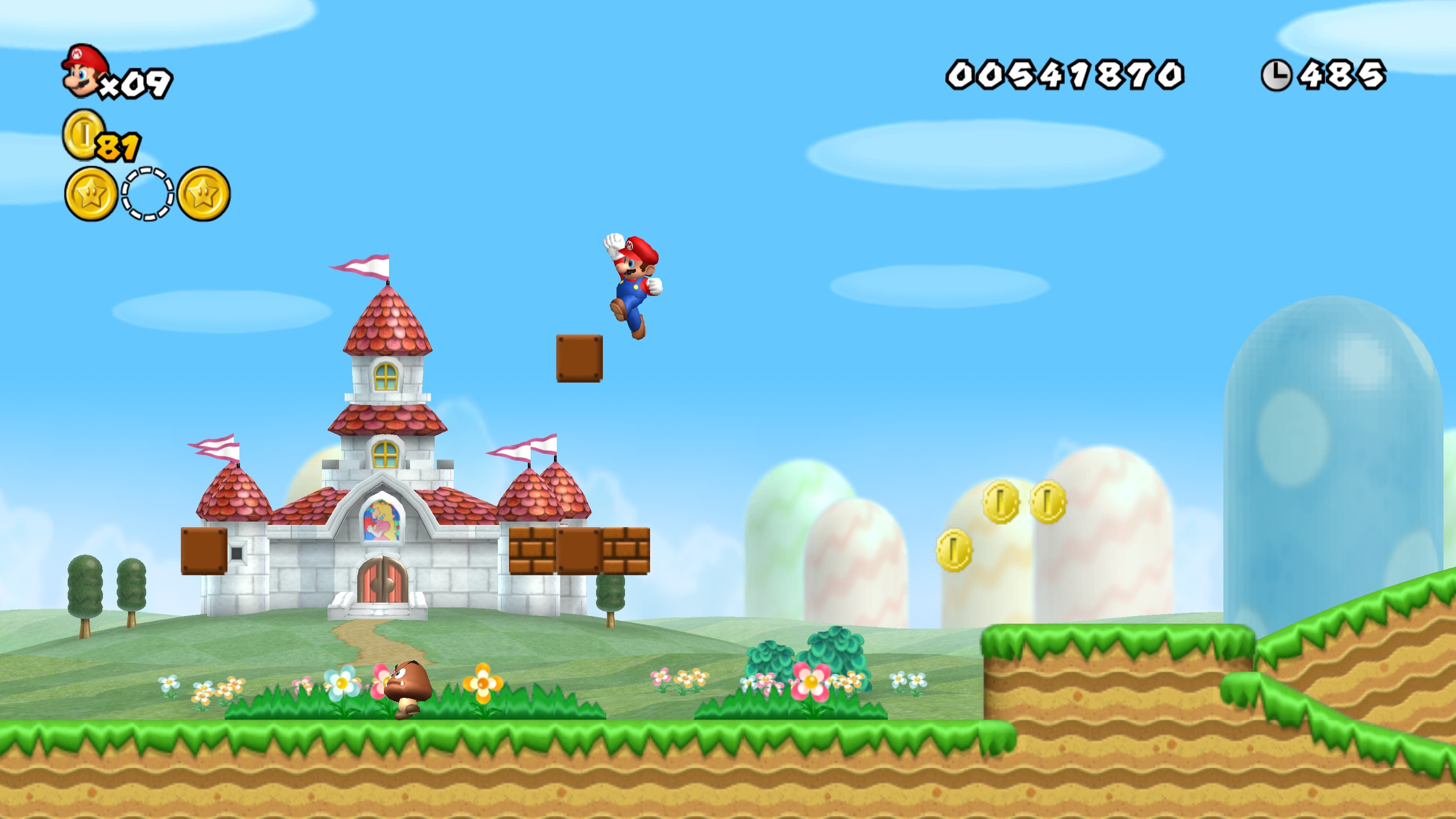 New Super Mario Bros Castle Background