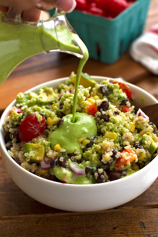 Southwestern Quinoa and Black Bean Salad