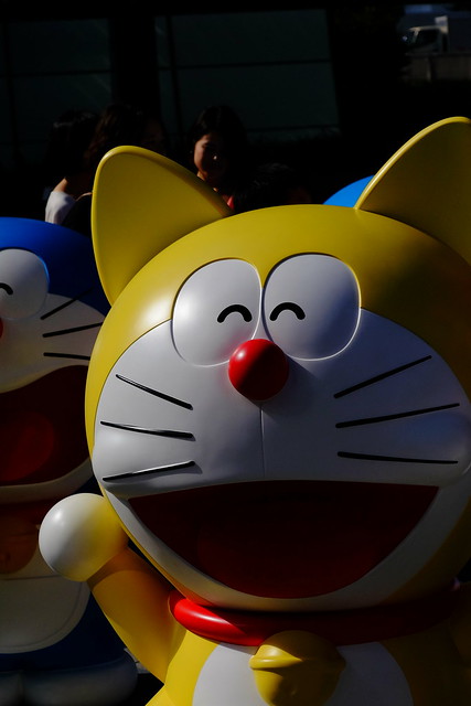 Yellow original Doraemon (before blue one)