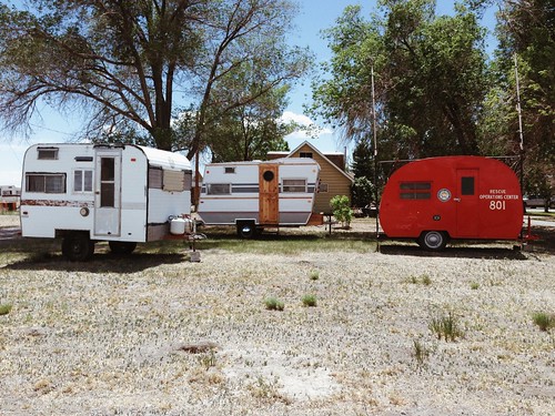 trees red vacation photography id idaho vehicles trio roadside arco trailers iphoneography vscocam