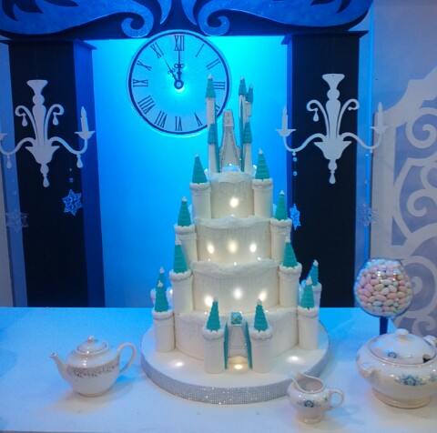 Cinderella Castle Cake by Karina Estupiñan Ortega of Karina Estupiñan cake art