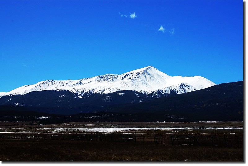 冬天的Mt. Elbert(2006.09.24攝)