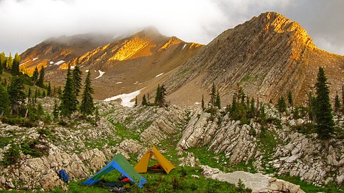 sunset camp mountain nature rock forest evening montana bob tent marshall backpack wilderness silvertip mountainsociety