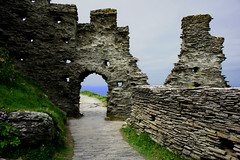 Tintagel castle ruins