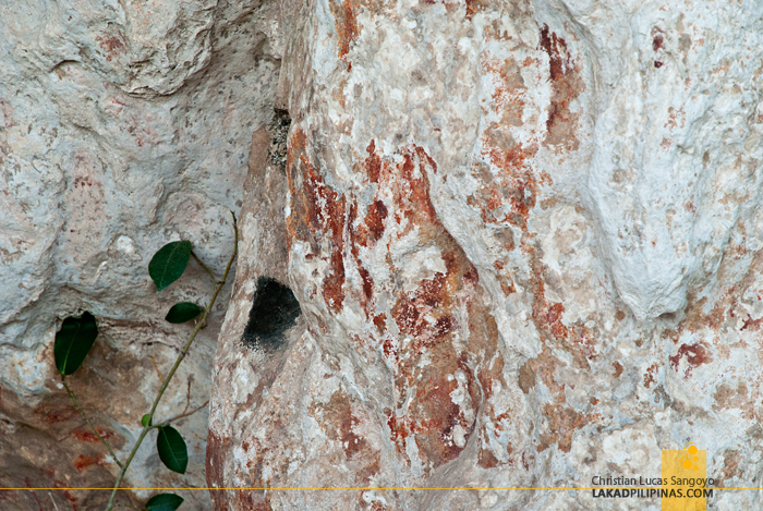 Hematite Paintings at Lamanoc Island in Anda, Bohol