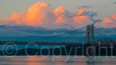 George Washington Bridge over the Hudson River, New York-New Jersey
