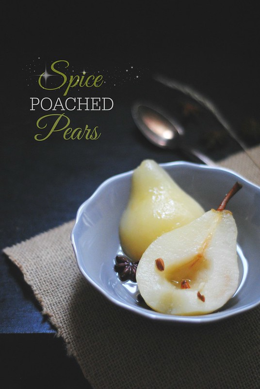 Spice Poached Pears