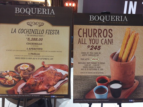 Boqueria Las Cochinillo and churros