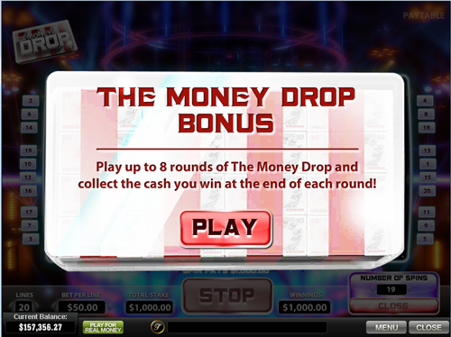 free The Money Drop bonus feature prize
