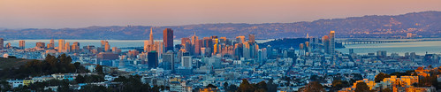 sanfrancisco california city sunset urban color skyline nikon view over stitched mtdavidson 2014 d700