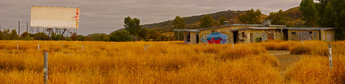 abandoned graffiti closed drivein movies disused derelict dilapidated alicesprings disappearing