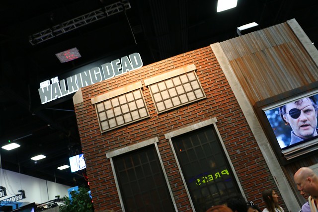 The Walking Dead booth at San Diego Comic-Con 2014