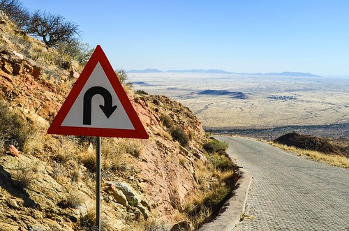 Steepest pass in Namibia: Spreetshoogte