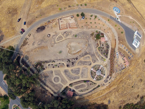 Demo Garden from the Air