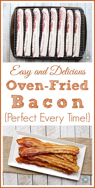 Avoid bacon grease splatters with this Oven-Fried Bacon! Super simple! #baconmonth #putsomepiginit