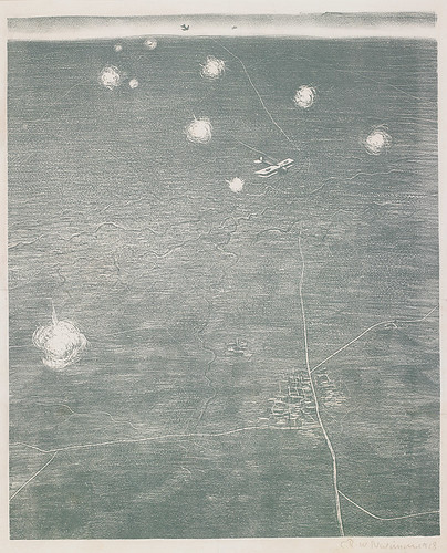 CRW-Nevinson,-Over-the-lines,-1918-–-lithograph,-38.7-x-32.4-cm.--Courtesy-of-Osborne-Samuel