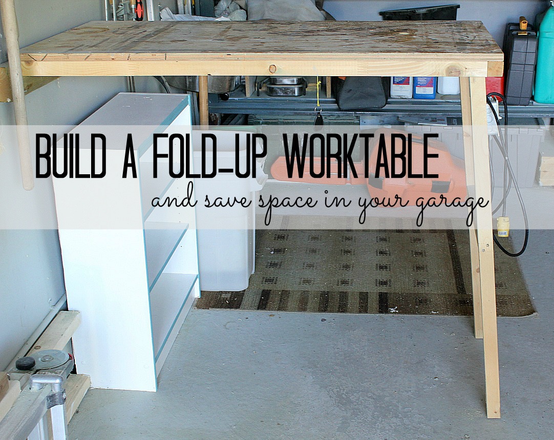 DIY fold-up worktable