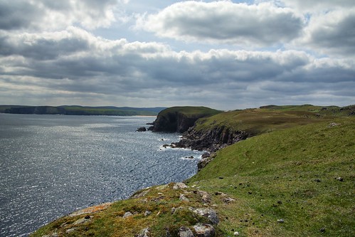 sea clouds cliffs photostream strathypoint scotland2014