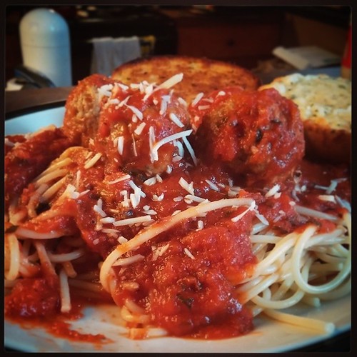Spaghetti and meatballs!